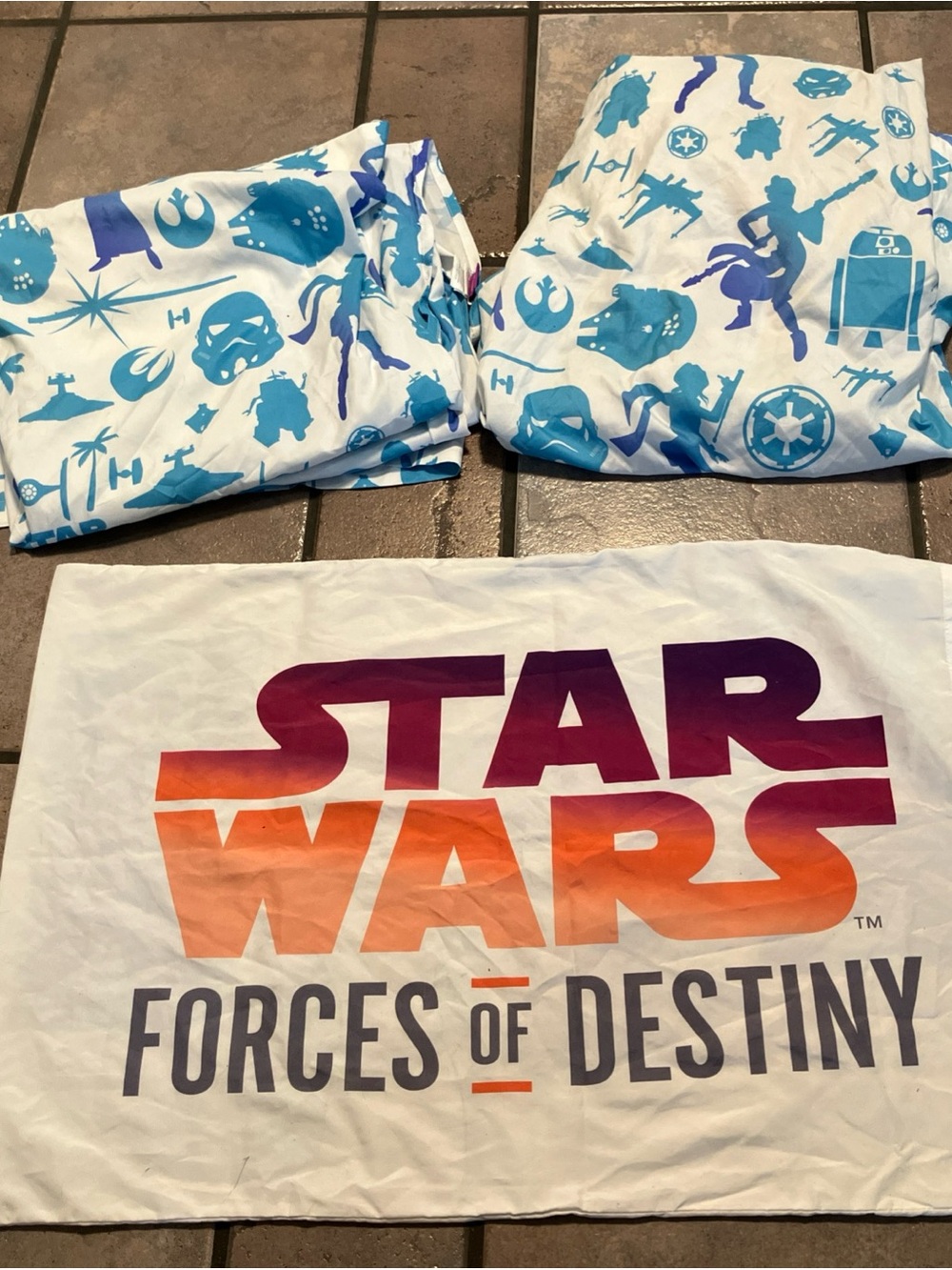 star wars forces of destiny twin sheet set